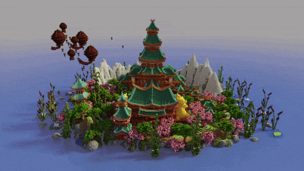 Jade Island Minecraft build by BuildRoom