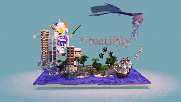 The Canvas Minecraft build by BuildRoom